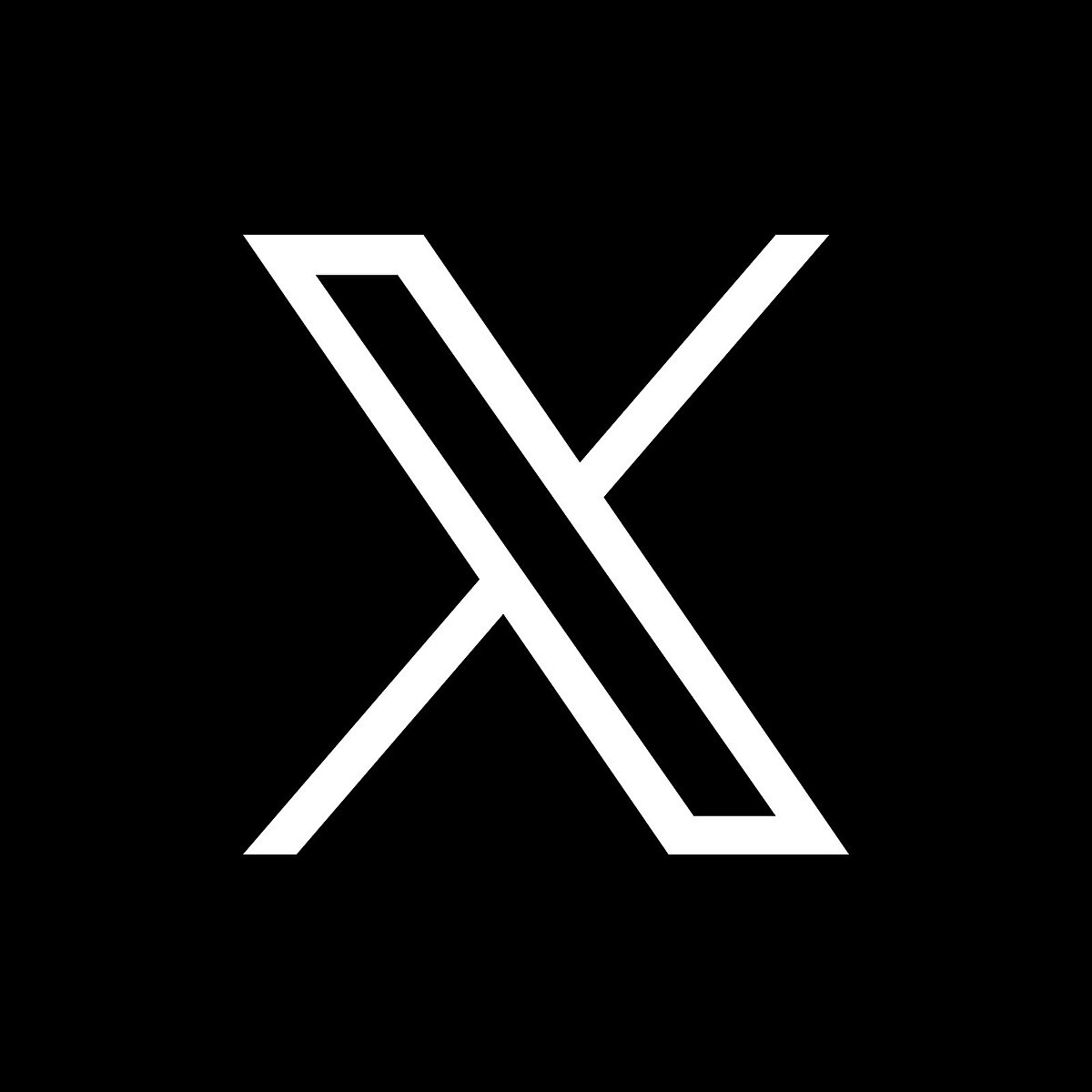 X (Twitter) icon